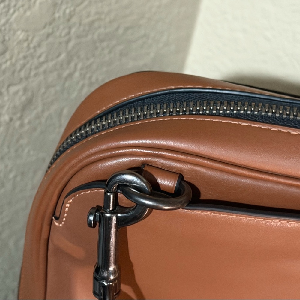 Coach Graham Slim Brief / Laptop Bag – Smooth Calf Leather in Saddle Brown - Picture 10 of 11
